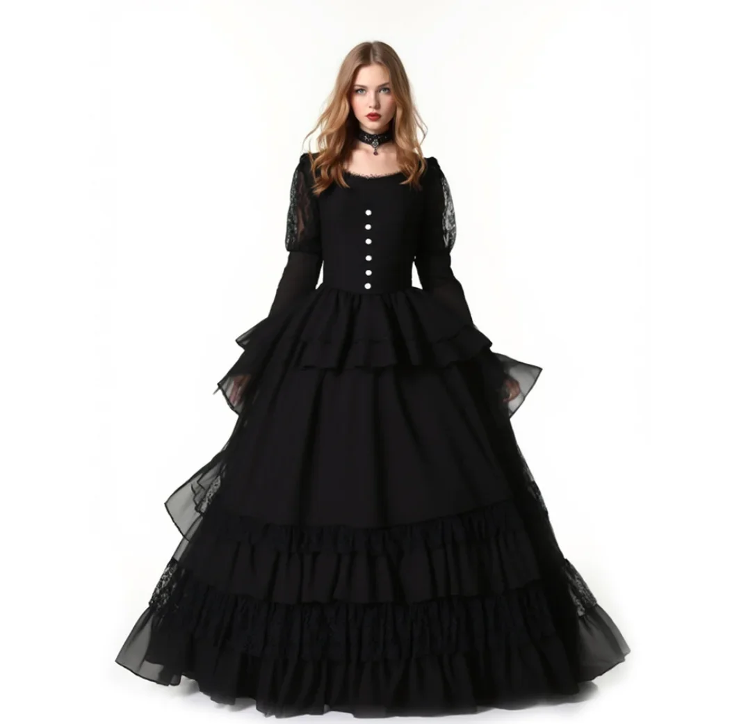 Women Medieval Gothic Lolita D - Medieval Renaissance Dress Women review and price