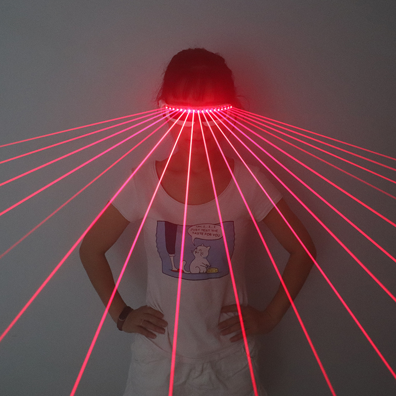 650nm Red Laser Glasses Stage  - Glow In The Dark Party Glasses review and price