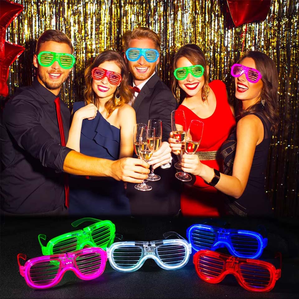 5-50 Pcs Light Up LED Glasses  - Glow In The Dark Party Glasses review and price