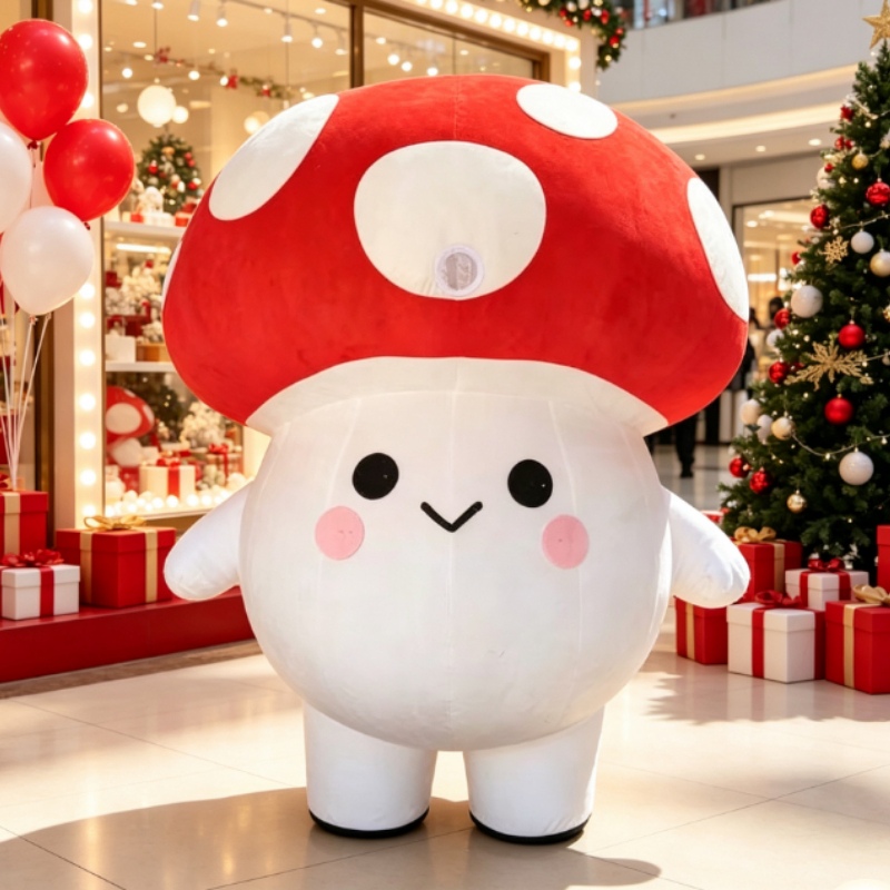 Cute Mushroom Inflatable Masco - Costumes review and price