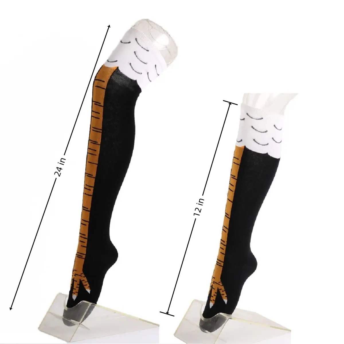 1 To 5 Pcs Women Chicken Feet  - Funny Chicken Leg Socks review and price