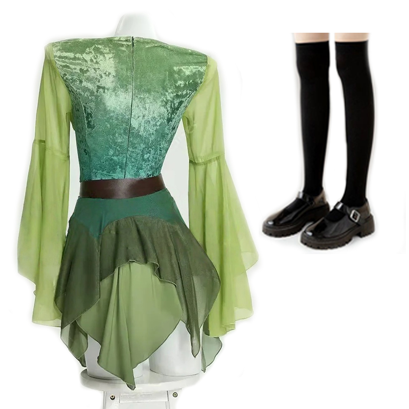 Women's Elf Medieval Green Fai - Medieval Renaissance Dress Women review and price
