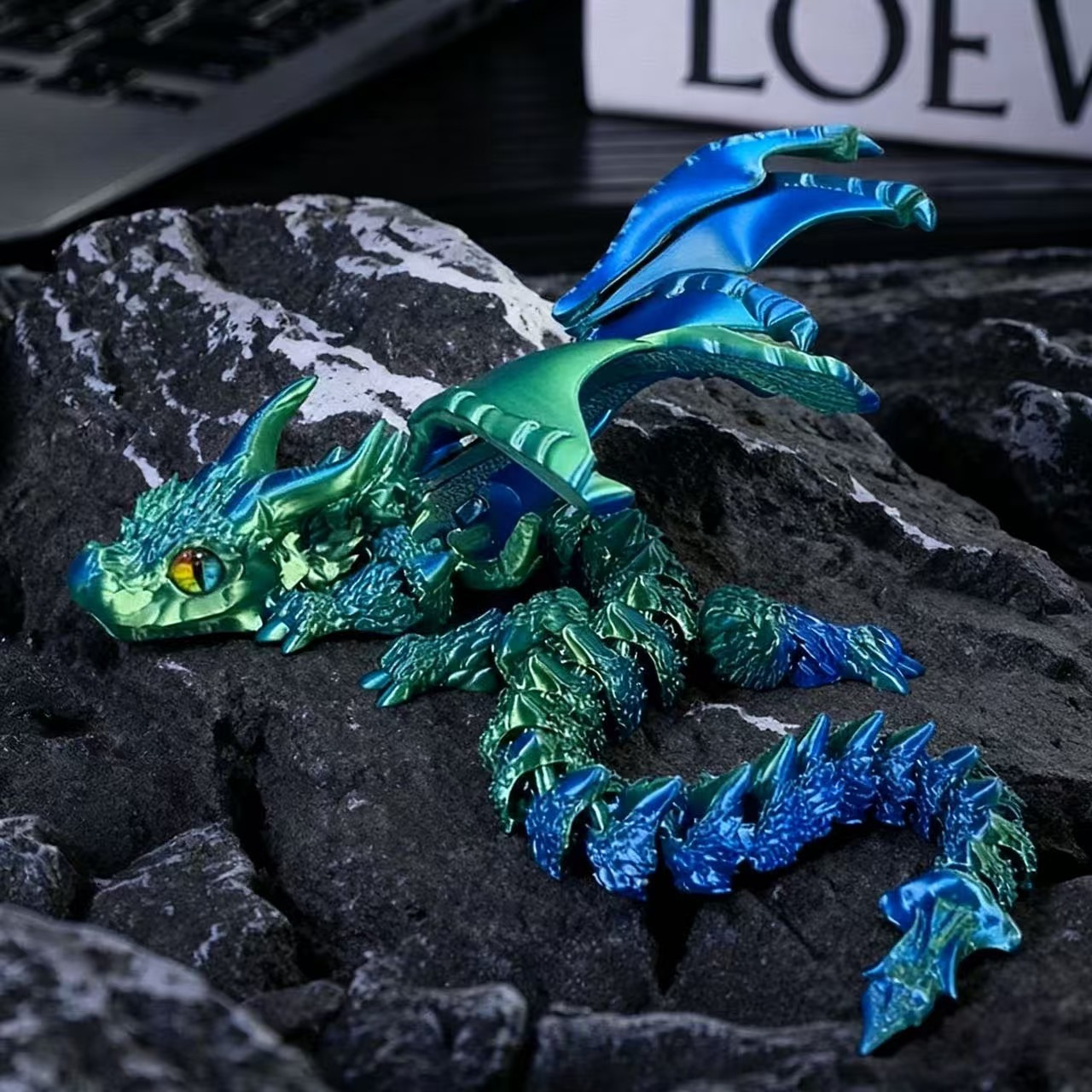 3D Printed Wyvern Dragon with  - Novelty Gifts review and price