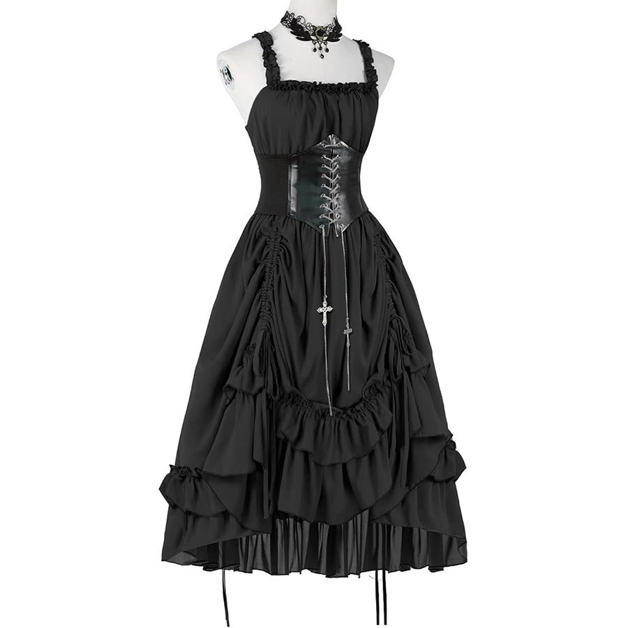 Women Gothic Dress Corset Slip - Medieval Renaissance Dress Women review and price