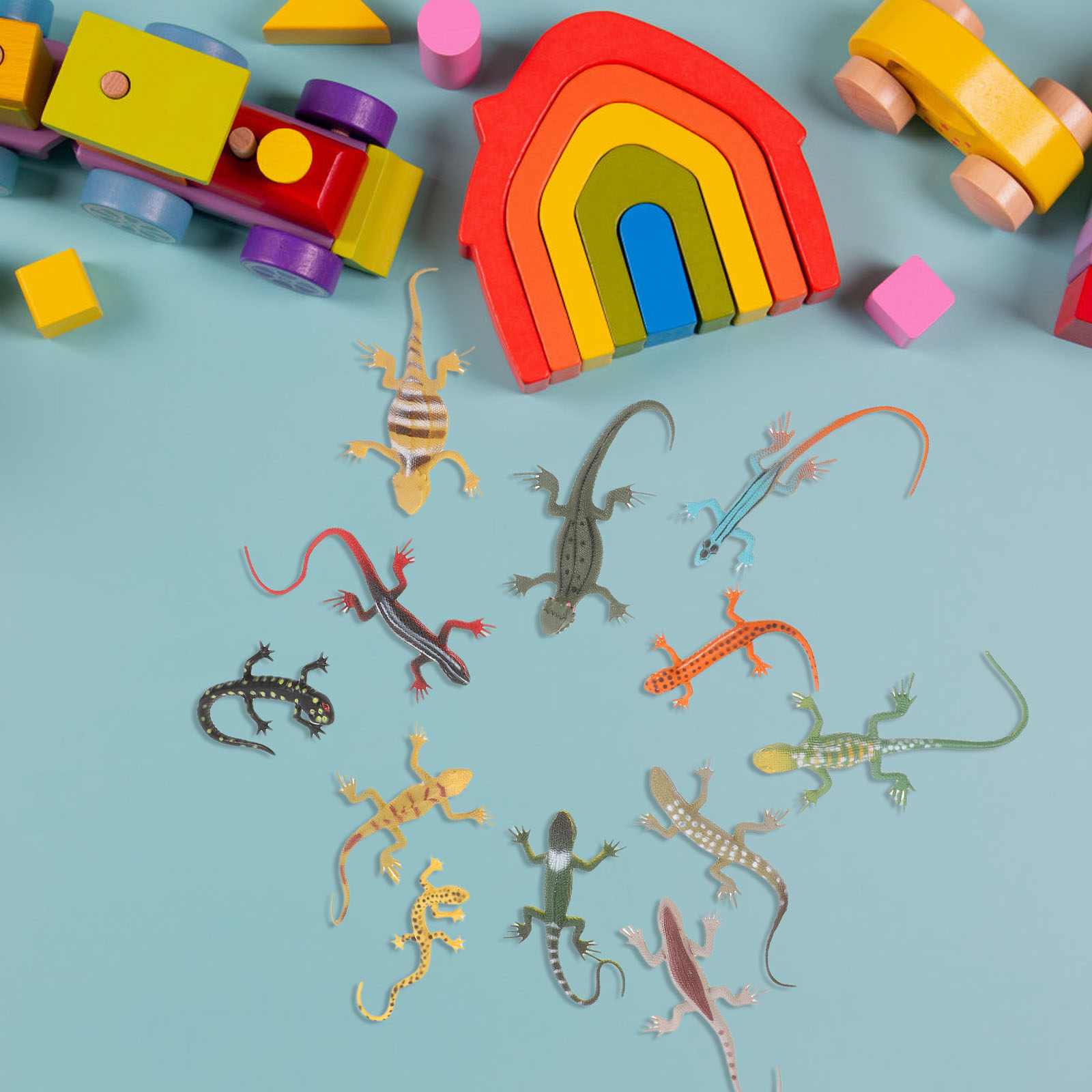 12Pcs Realistic Gecko Simulati - Prank Toys review and price