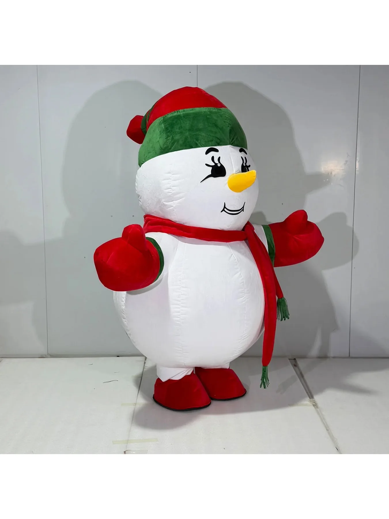 Inflatable Snowman Mascot Cost - Costumes review and price