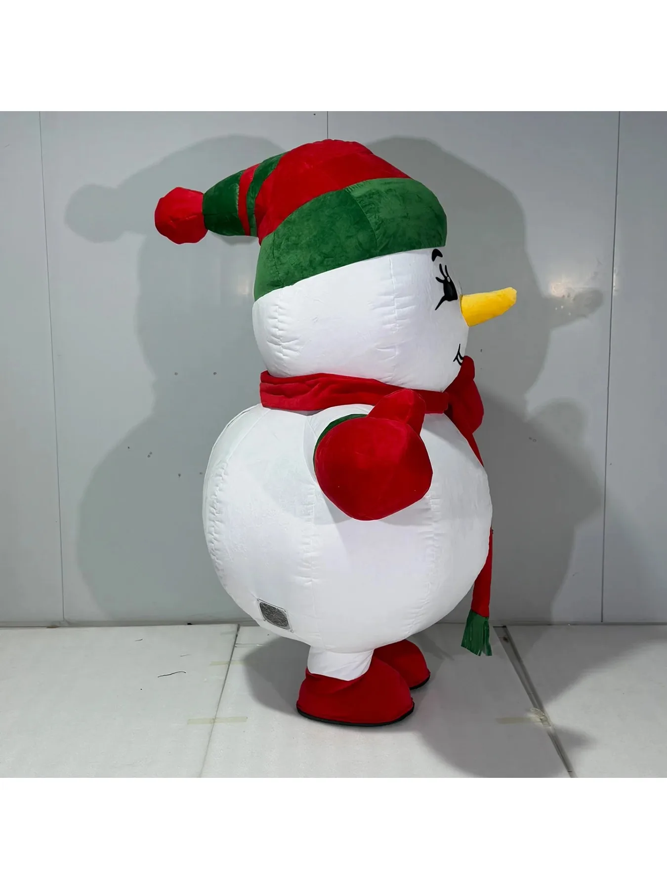 Inflatable Snowman Mascot Cost - Costumes review and price
