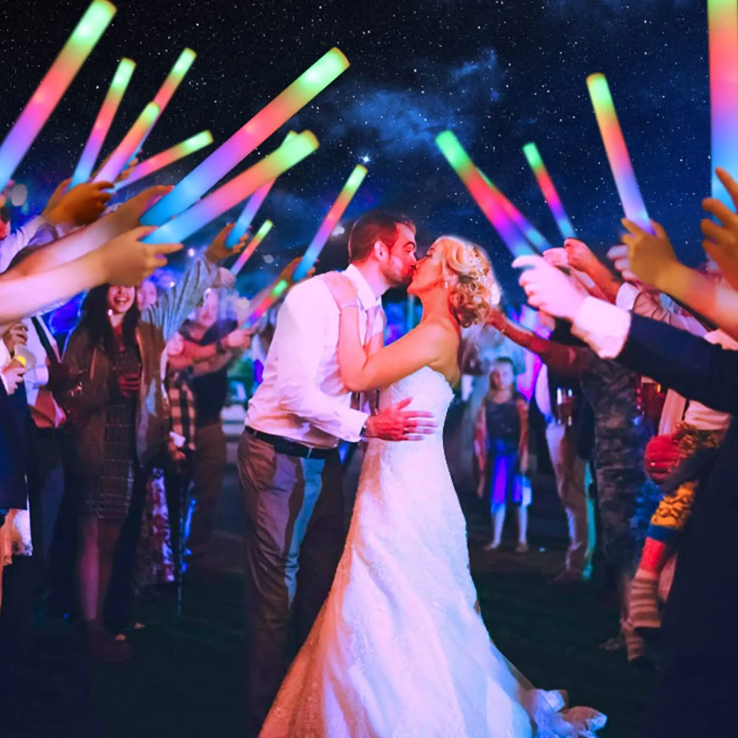 LED Glow Sticks Glow Foam Stic - Flashing Led Foam Sticks Party review and price