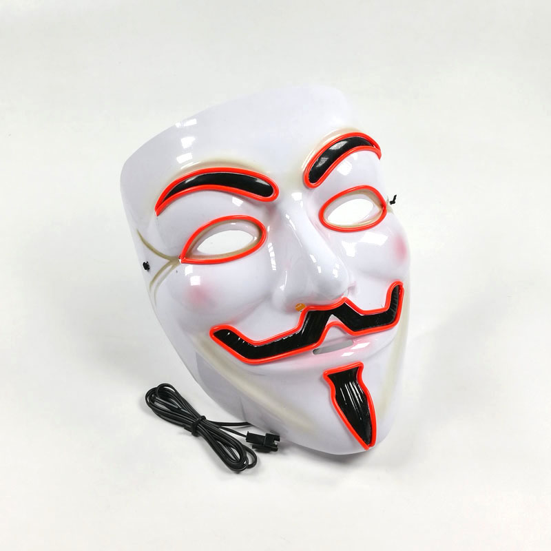 Vendetta LED Mask Movie Theme  - Led Purge Mask Halloween review and price