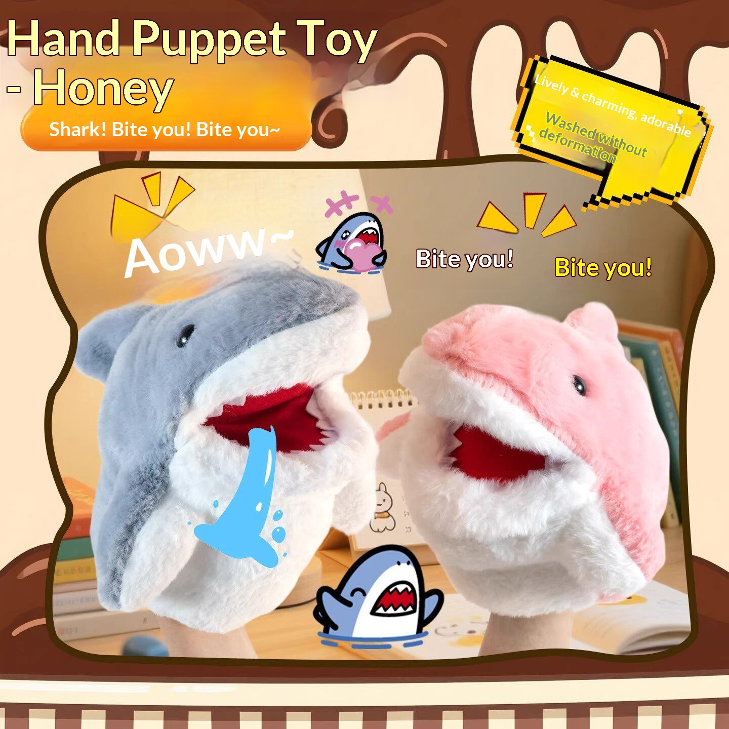 Shark Hand Puppet Plush Shark  - Prank Toys review and price