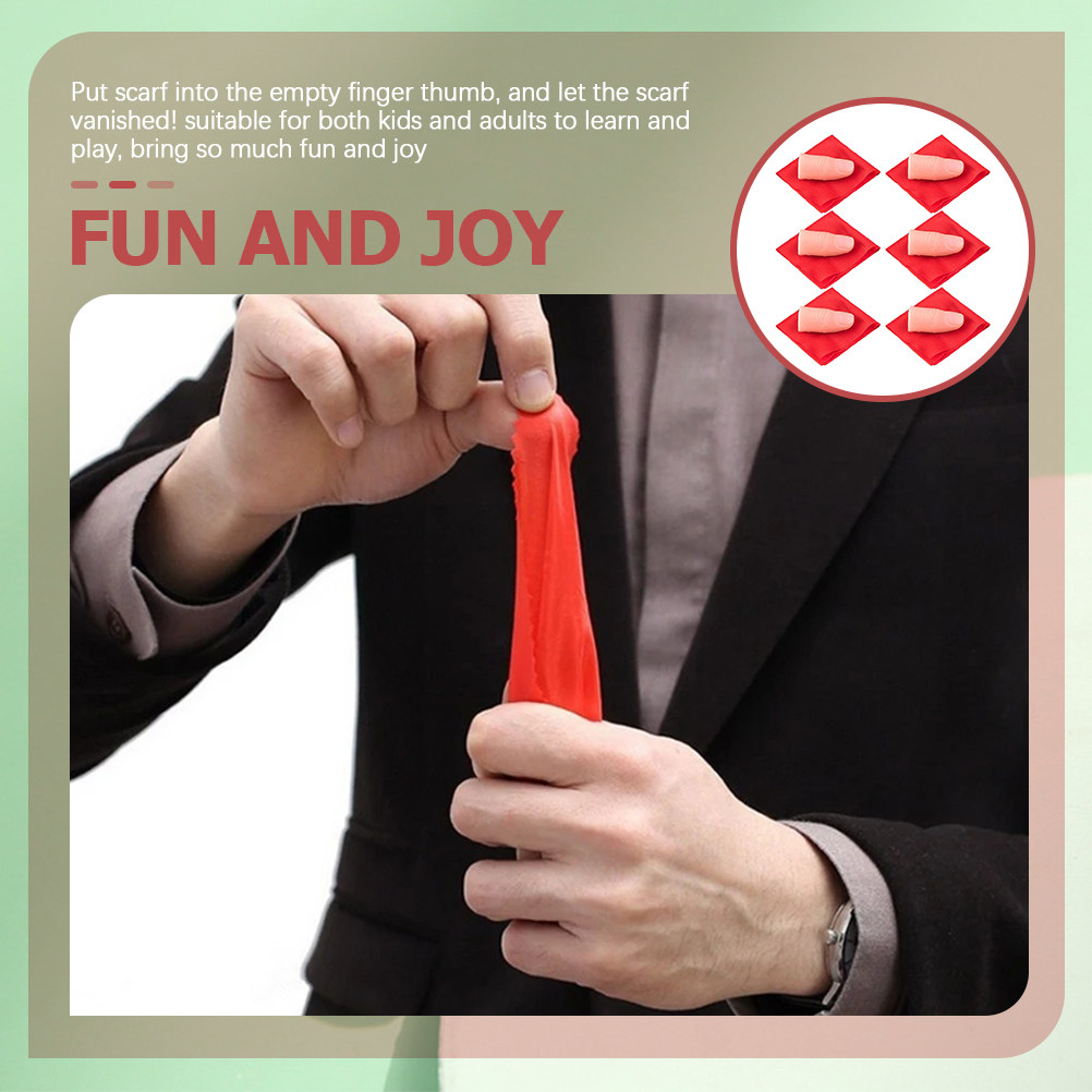 Disappearing Silk Magic Trick  - Thumb Tip Magic Trick Set review and price