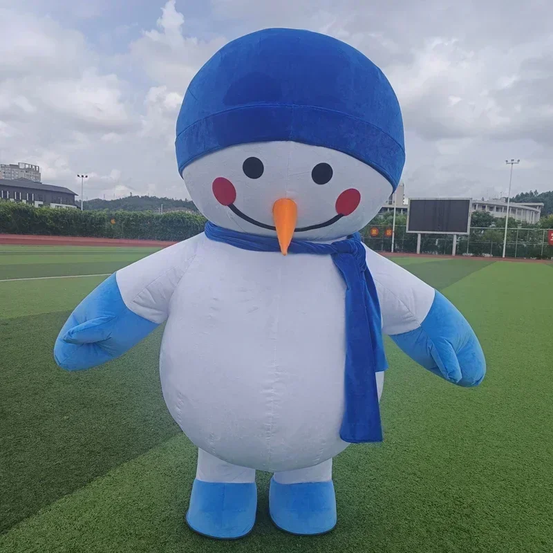 Inflatable Snowman Mascot Cost - Costumes review and price