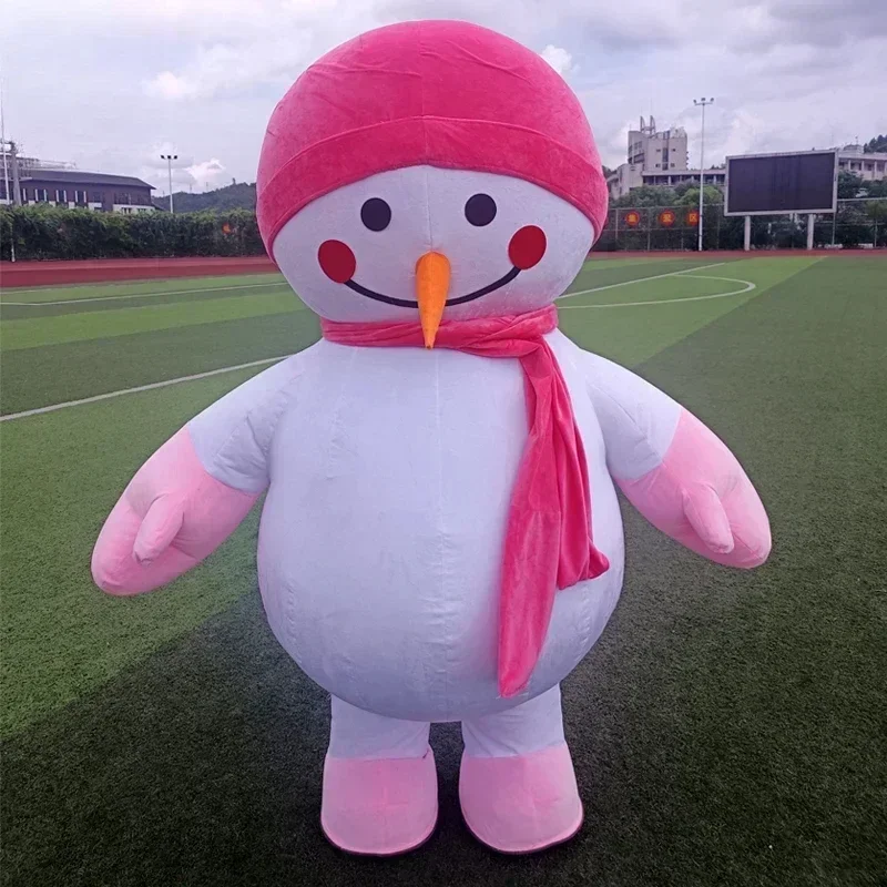 Inflatable Snowman Mascot Cost - Costumes review and price
