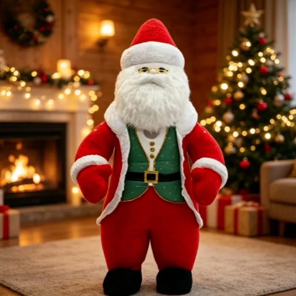 Inflatable Santa Claus Mascot  - Costumes review and price