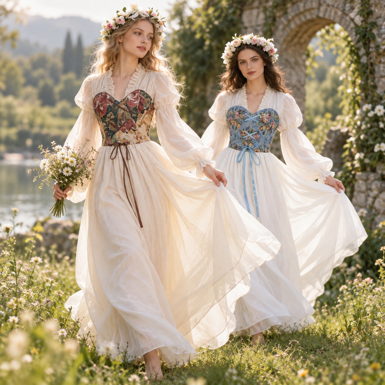 Renaissance Style Corset Waist - Medieval Renaissance Dress Women review and price