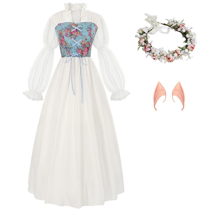 Renaissance Style Corset Waist - Medieval Renaissance Dress Women review and price